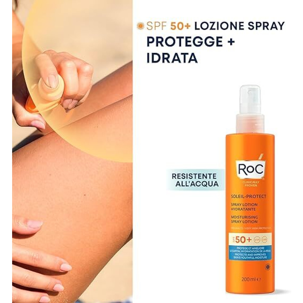 Roc PROTECCIÓN SOLAR spray hidratante SPF50 - 200 ml - 2