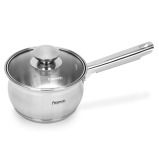 Fissman Saucepan Felina 14cm/1.1LTR With Lid Stainless Steel - 1 miniature