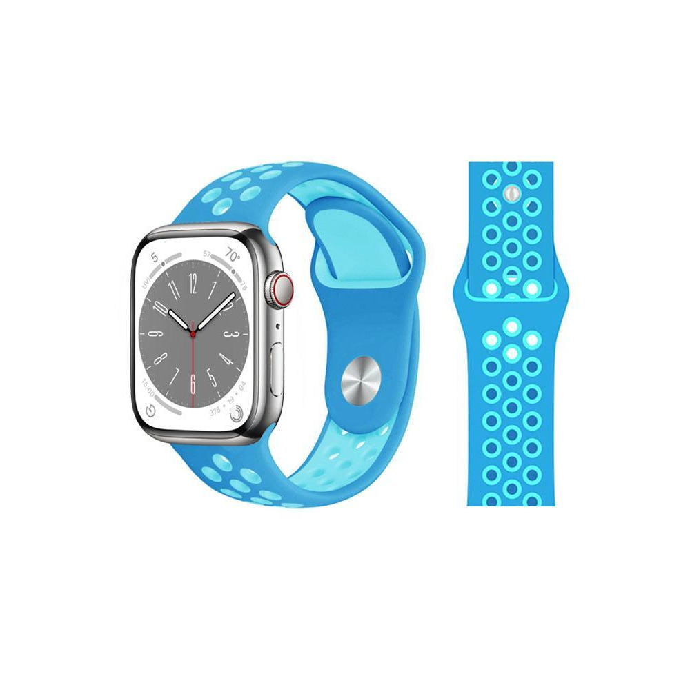 Perfii Dot Silicone Replacement Band For Apple Watch 41, 40, 38 mm Series 8/7/6/5/4 SE - 1