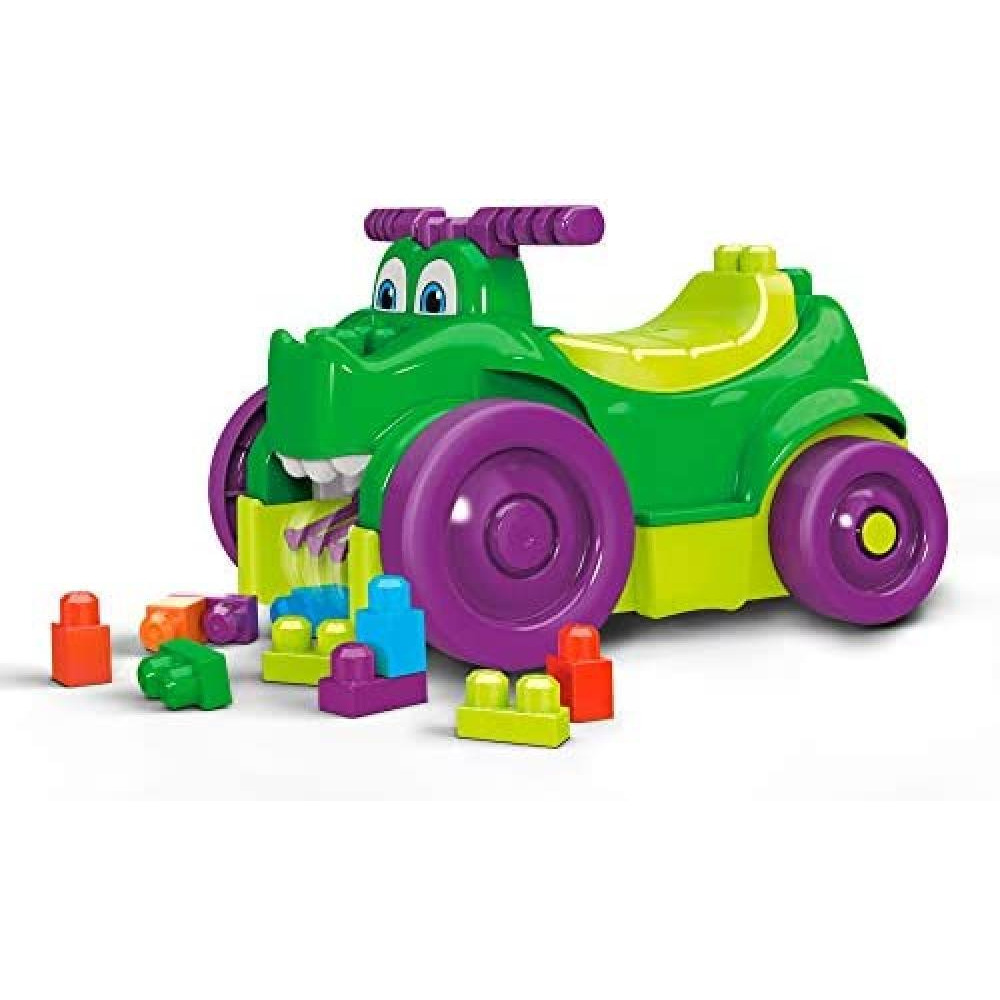 Mega Bloks / First Builders Ride 'n Chomp Croc with Big Building Blocks, 26 Pieces, GFG22, 1-3 years - 5