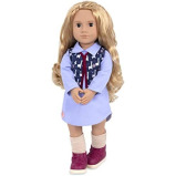 Our Generation 70.31232Z Amalia Toy Regular, 18 inch / 46 cm Doll - 1 miniature