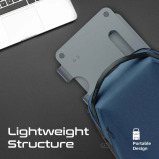 حامل بروميت ديسك ميت-7 متعدد المستويات من الألومنيوم لأجهزة الكمبيوتر المحمول - 3 miniature