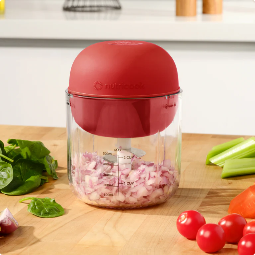 Chopper Nutricook Choppi Cordless Rechargeable CH600, Red - 5