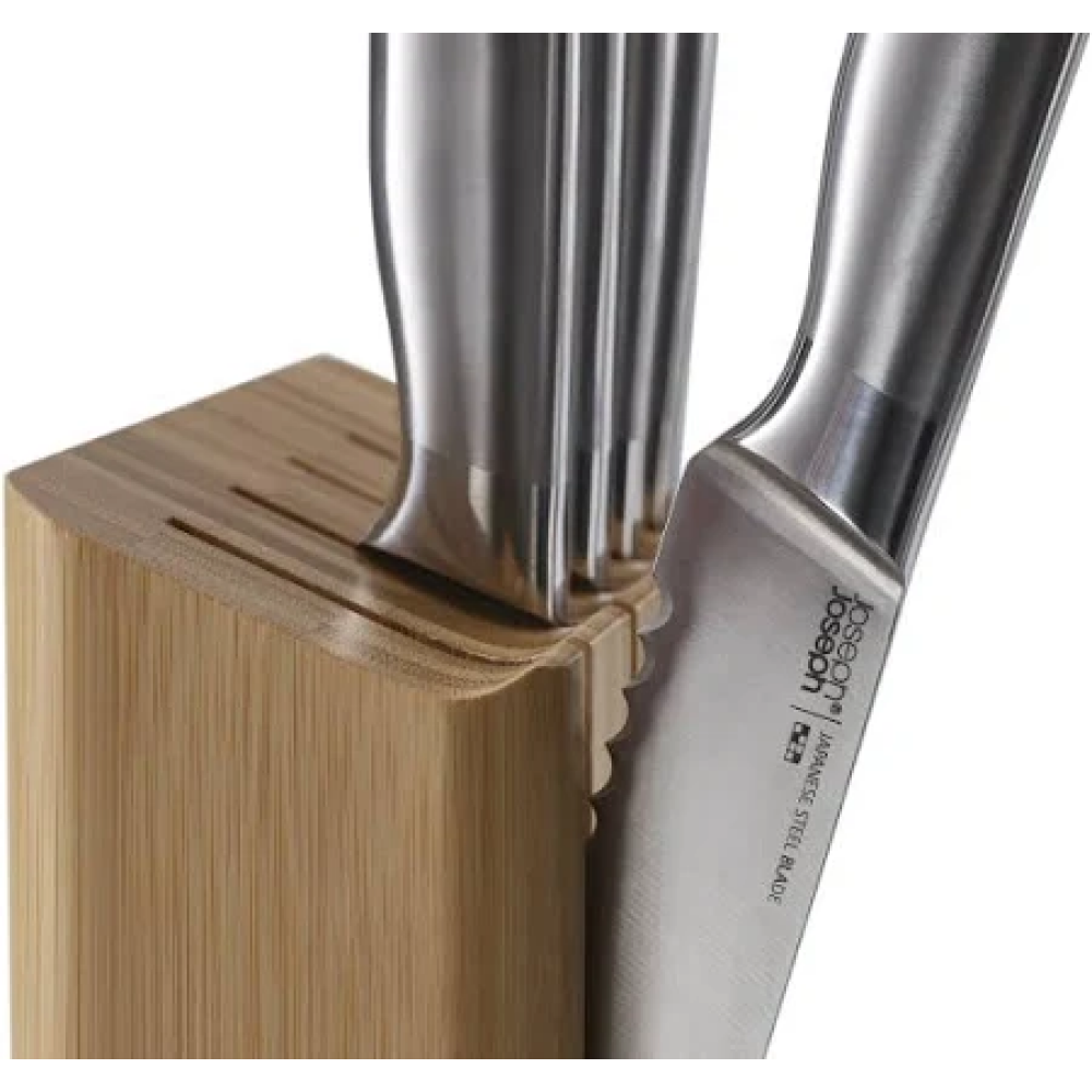 Joseph Joseph Elevate Steel Knives Bamboo 5pc Block - 5