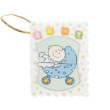 علامة المولود الجديد - عربة الأطفال - 1 miniature