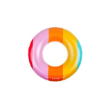 Swim Essentials, Swim ring with rainbow printed, 90 cm, 6+ - 1 miniature