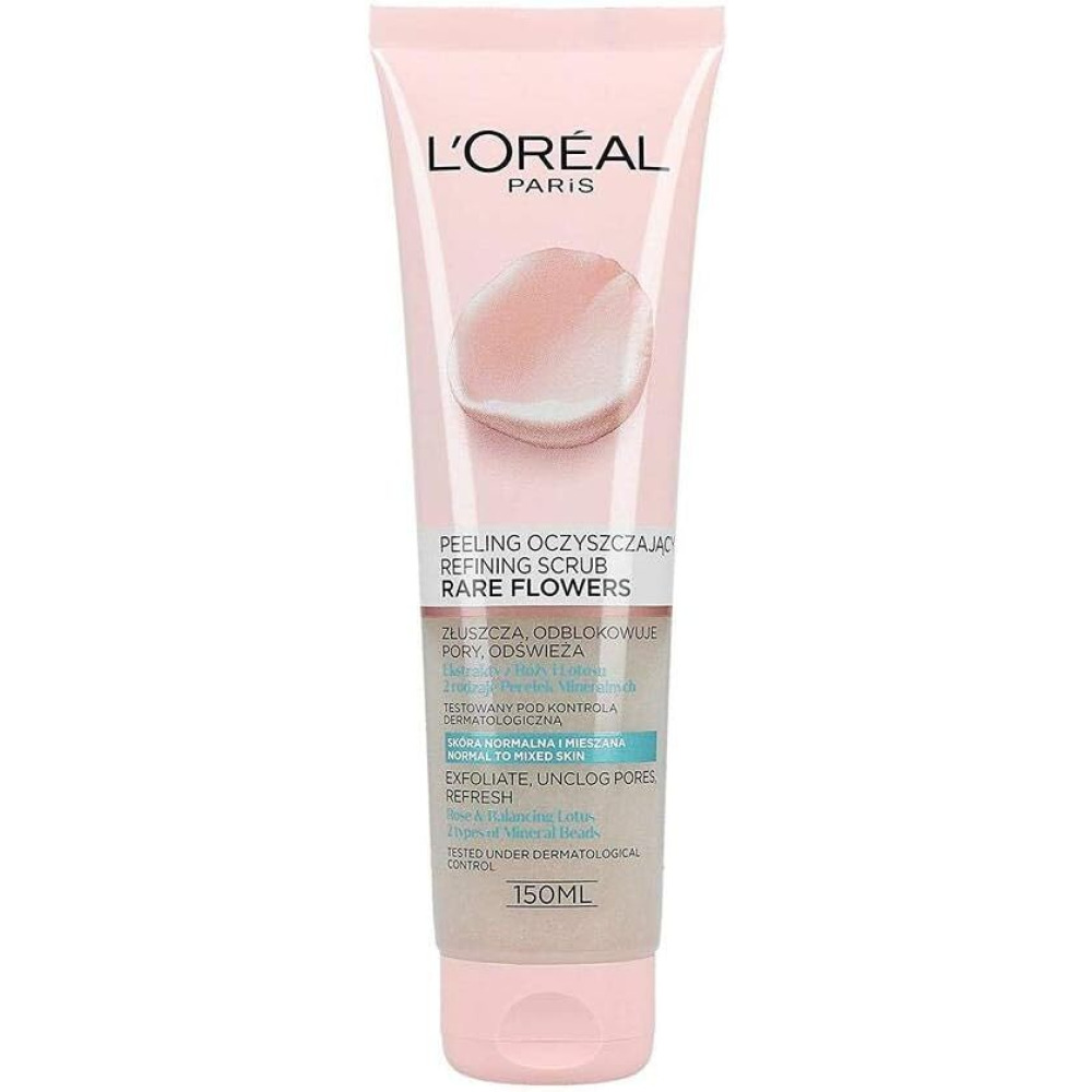 L'Oreal Dermo Expertise Flowers Rare Scrub for Normal Skin and Melange 150ml - 1