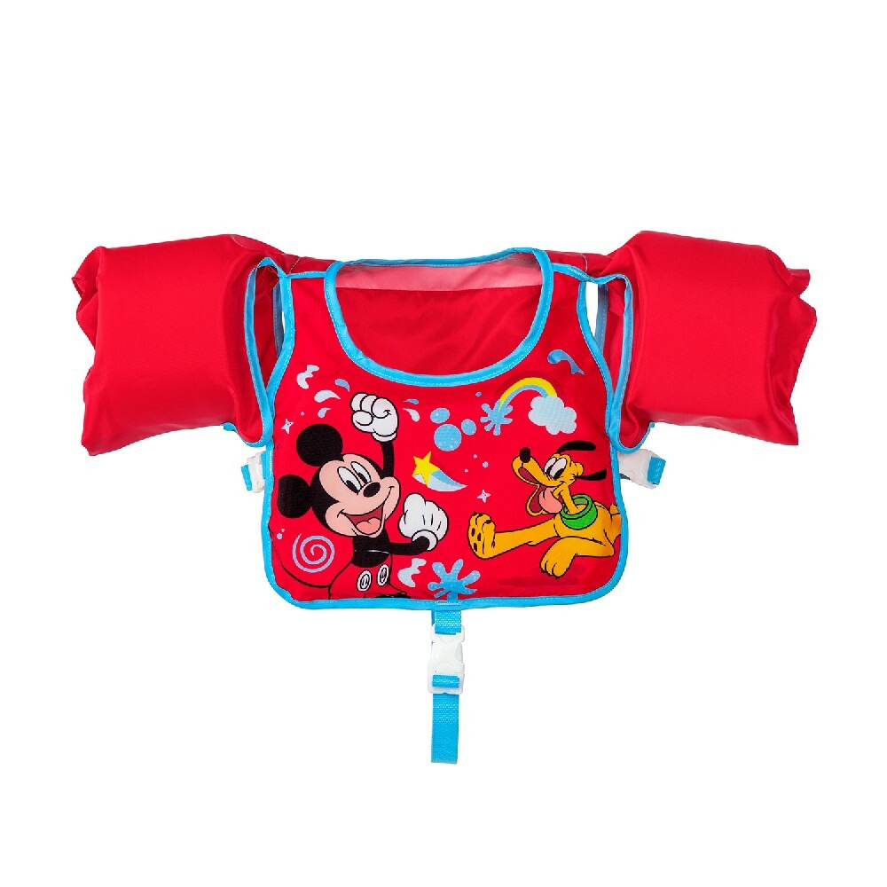 سترة السباحة الآمنة بيست واي ميكي آند فريندز، للأطفال من سن 3 إلى 6 سنوات، 56 سم - 1