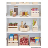 Interdesign Wood Open Front Bin - 4 miniature