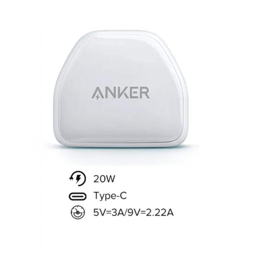 Anker / Wall charger, Nano USB-C, Fast, White - 2