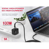 Trands Type-C to Type-C Cable, 1 meter, Black - 5 miniature