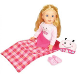 Lotus Soft Bodied Girl Doll Brinley Sleepover Set, Multi-Colour, 15”/38cm, Lt15018 - 1 miniature