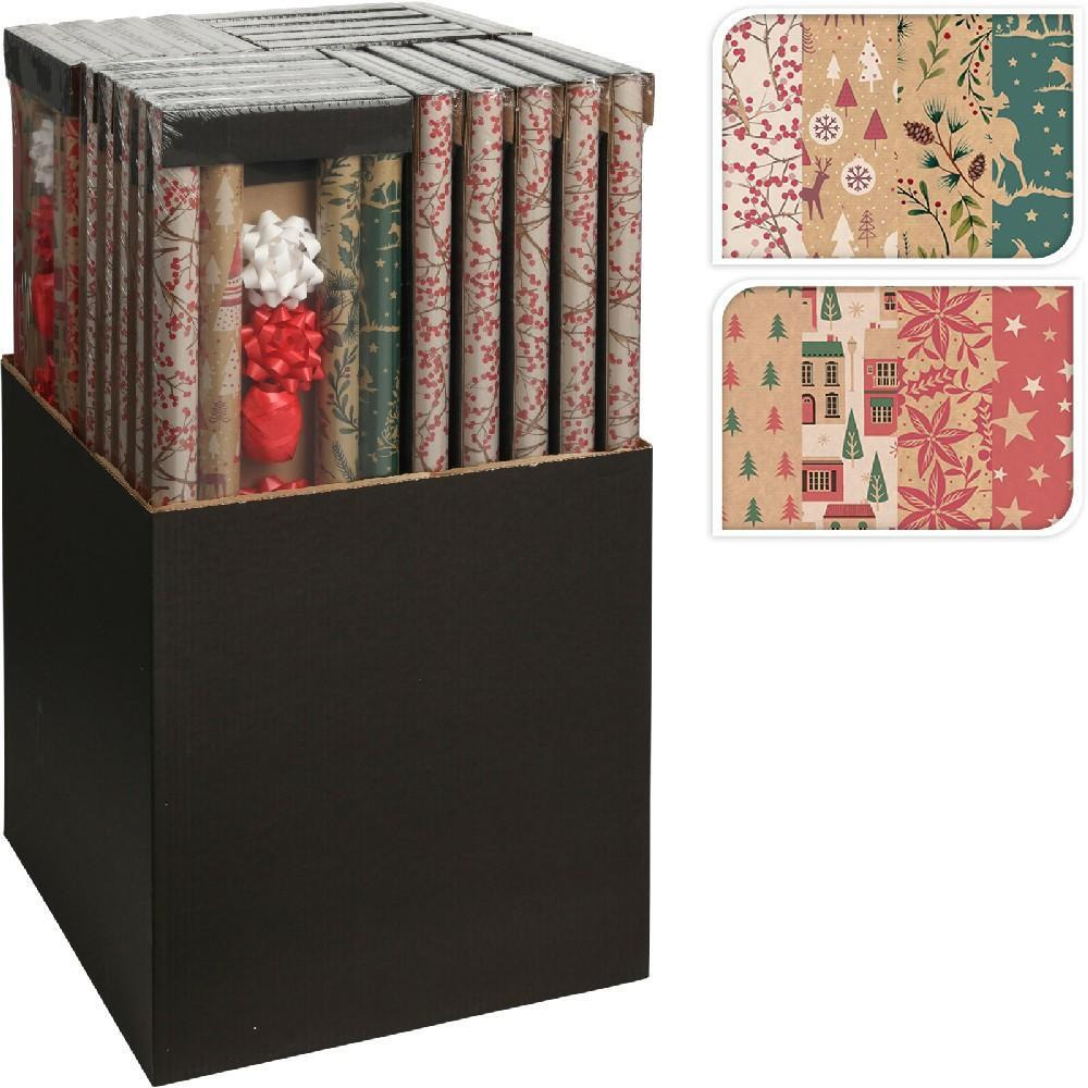 Koopman Xmas Gift Wrap Paper Set Assorted 1 Set PPN102100 - 1
