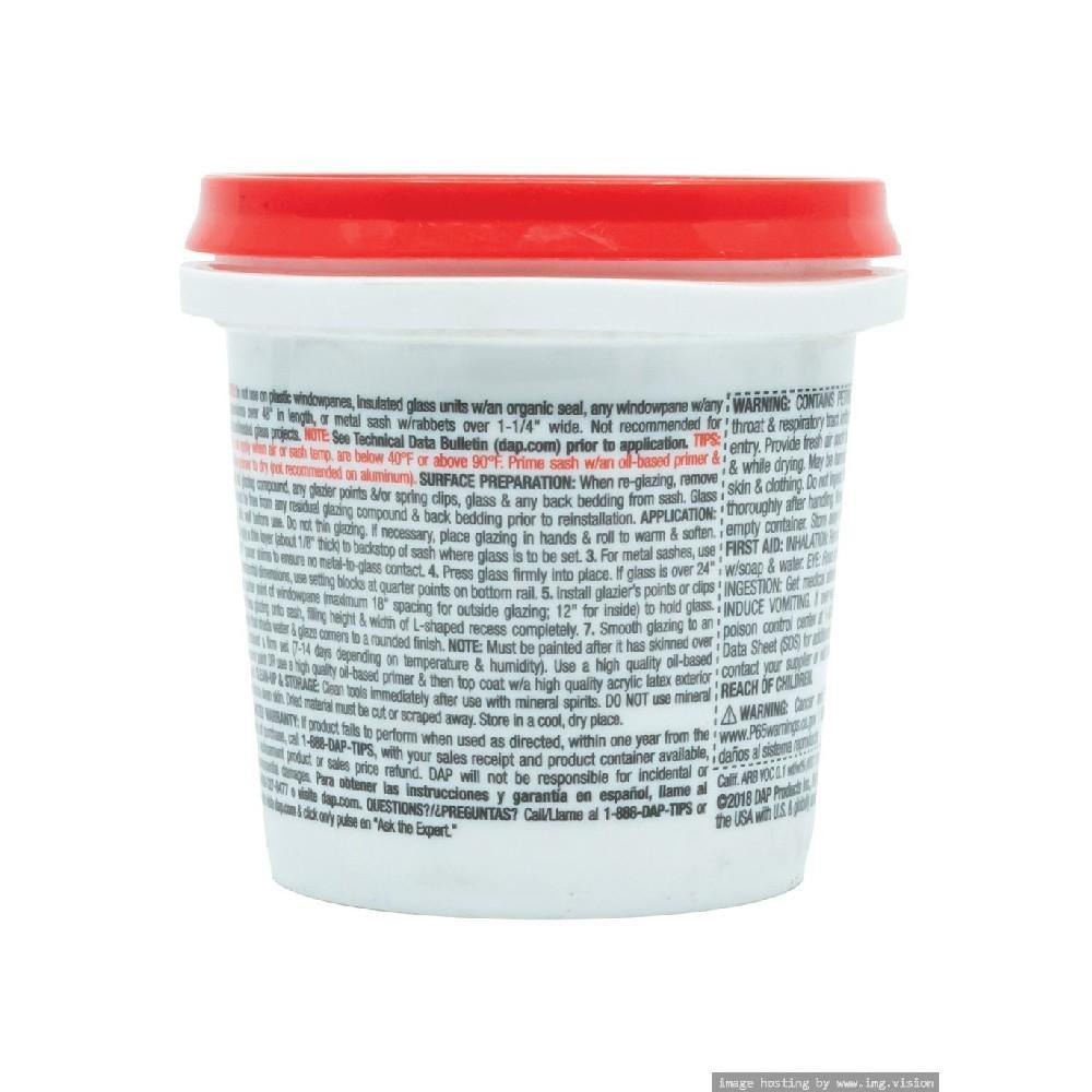 DAP 1/2 Pint White Glaze Compound - 2