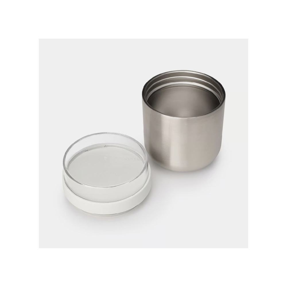 Кастрюля Brabantia MAKE \& Take Изолированная для ОБЕДА 0,5 Л Светло-серый - 2