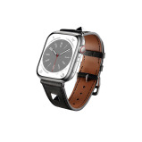 Perfii One Rivet Leather Replacement Band For Apple Watch 49/45/44/42mm Series Ultra/8/7/6/5/4/SE - 2 miniature