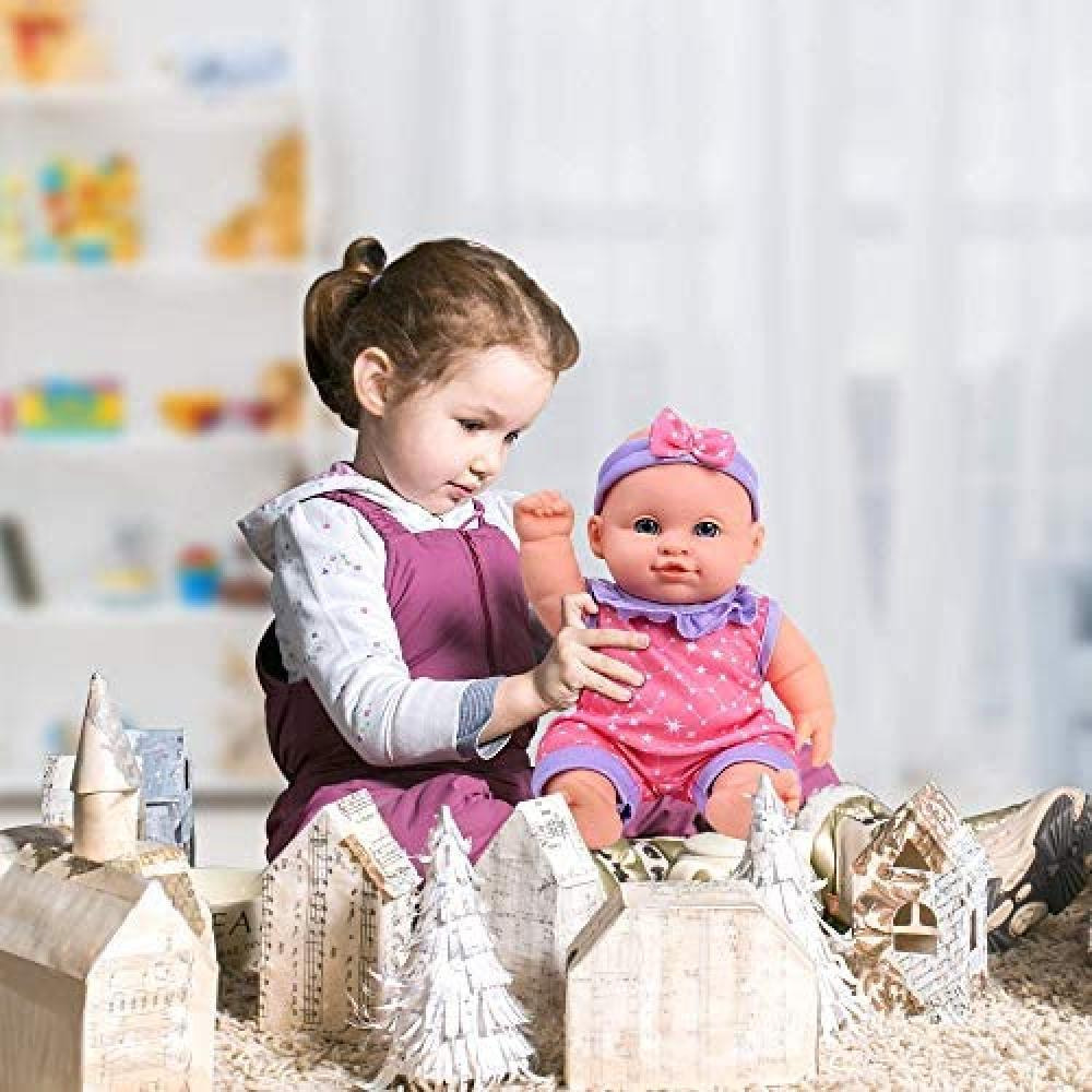 8"\/20CM SOFT BODY BEAN BAG BABY DOLL. - 6