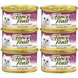 Fancy Feast / Cat food, Grilled chicken, Pack of 6 pieces x 3 oz (85 g) - 1 miniature