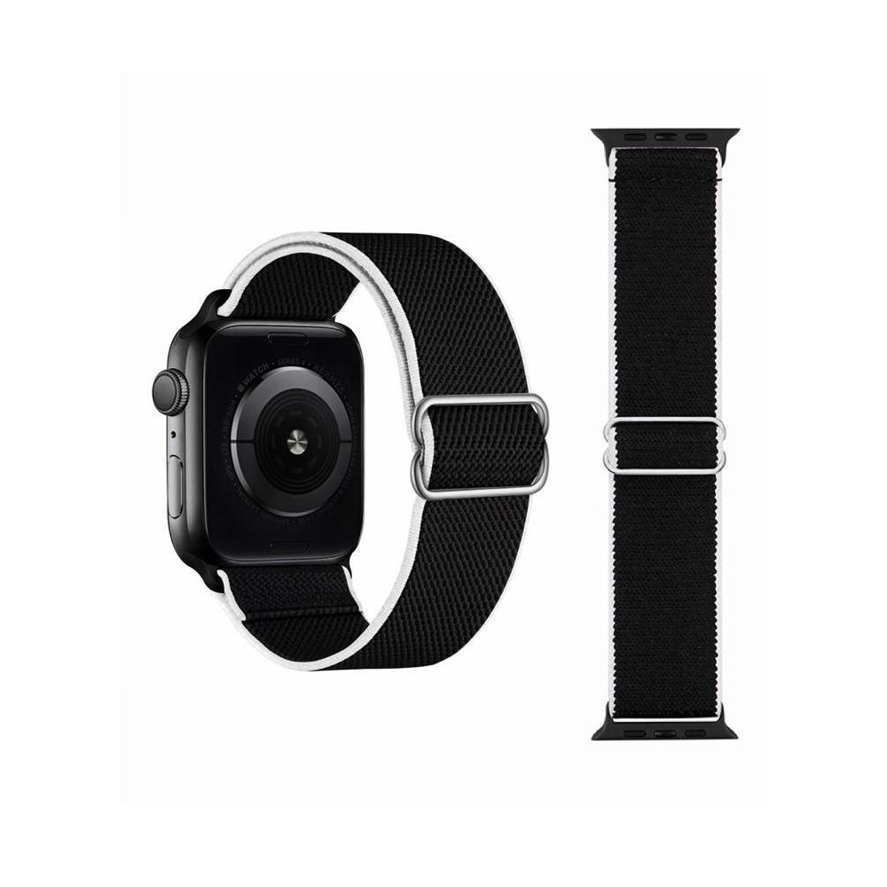 Perfii Flag Adjustable Braided Solo Replacement Band For Apple Watch 49, 45, 44, 42 mm Series Ultra 8/7/6/SE/5/4/3 - 1