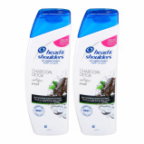 Head and  Shoulders charcoal detox shampoo 2*400ml - 1 miniature