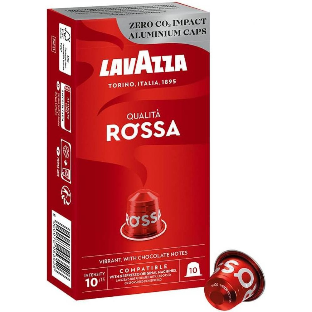 Lavazza / Coffee capsules, Qualita Rossa, Nespresso original compatible, 10 capsules - 1