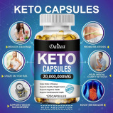 Daitea Keto Capsules - Helps to Burn Fat & Lose Weight, Cleanse and Supports Digestive Health (120 Capsules) - 2 miniature