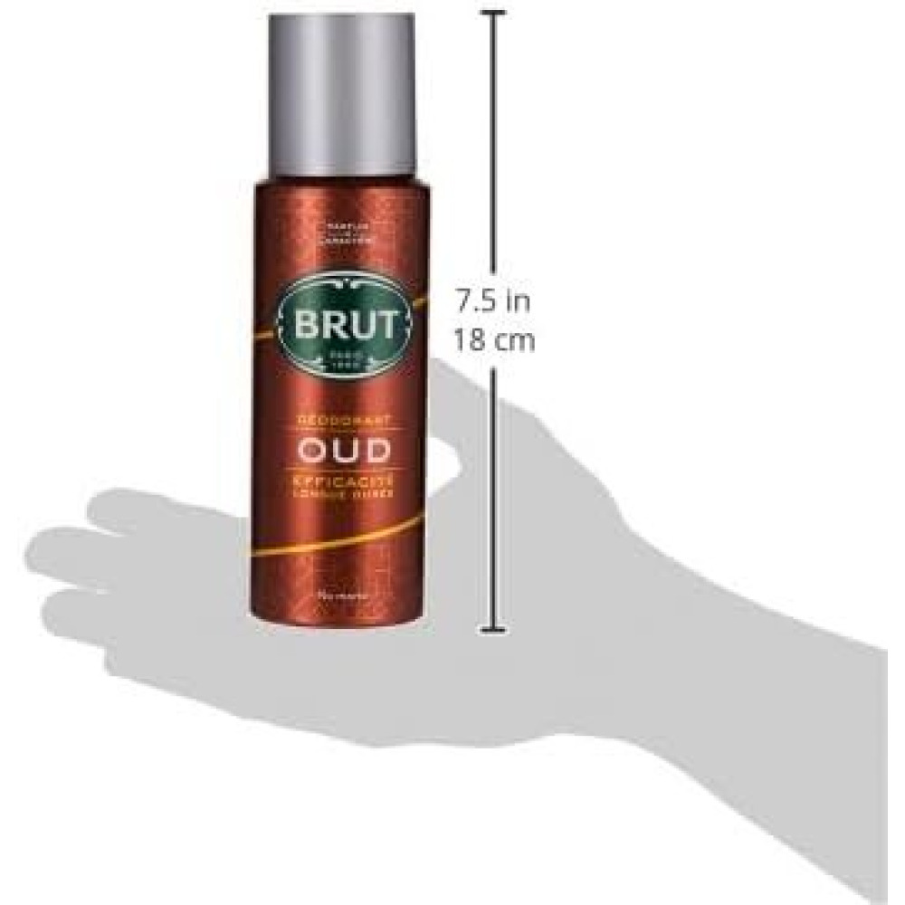 مزيل العرق سبراي بروت عود للجسم للرجال، 200 مل - 4