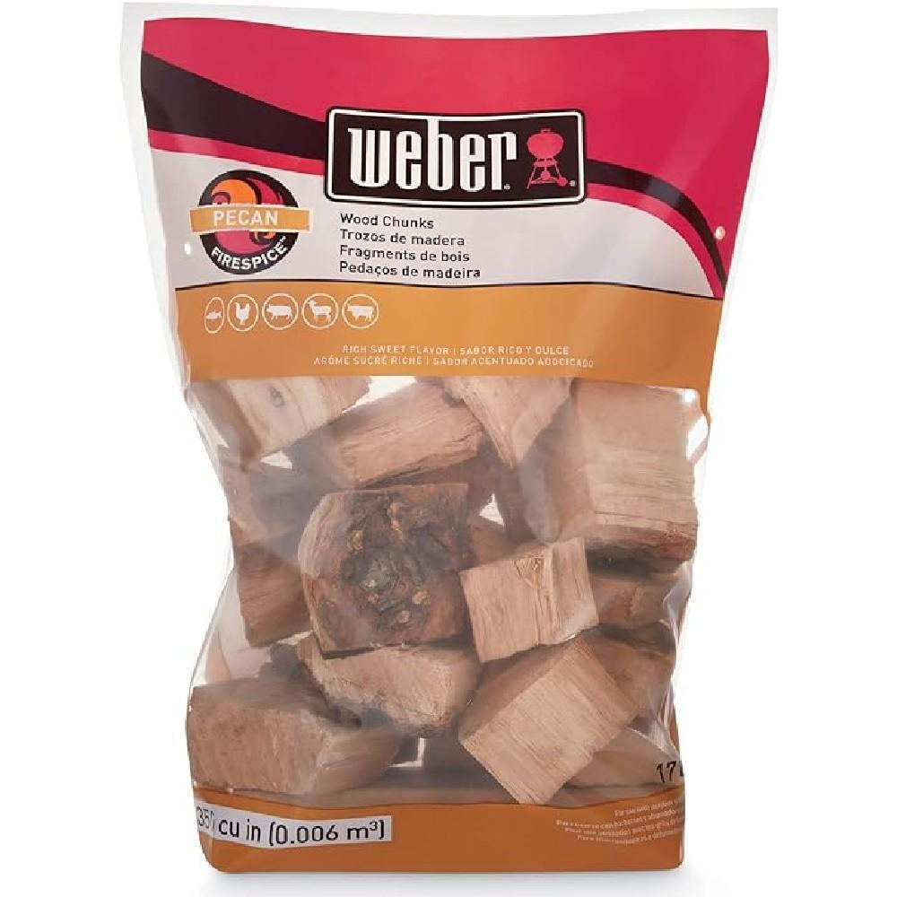 Weber 1.8Kg Pecan Wood Chunks - 1