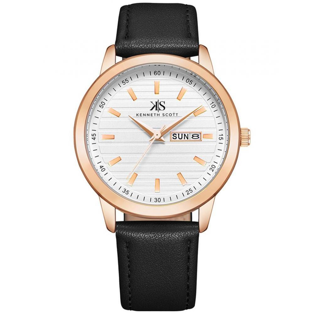 Kenneth Scott Analog Couple Watch - K22027,K22527-RLBW - 2