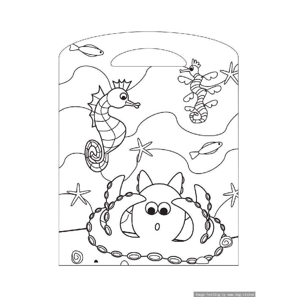 Hinkler Wild Animals Colouring Book - 3