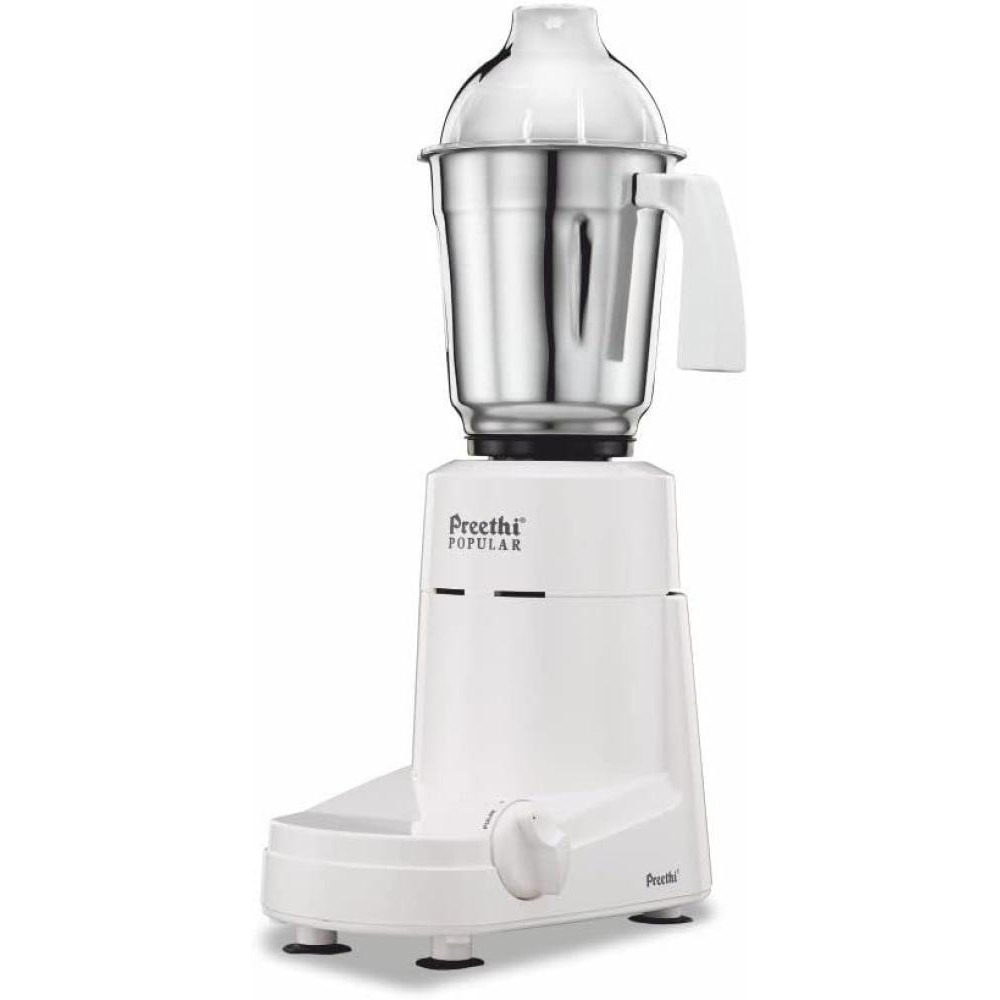 Preethi Popular MG 142 750-Watt Mixer Grinder with 3 Jars - White - 4