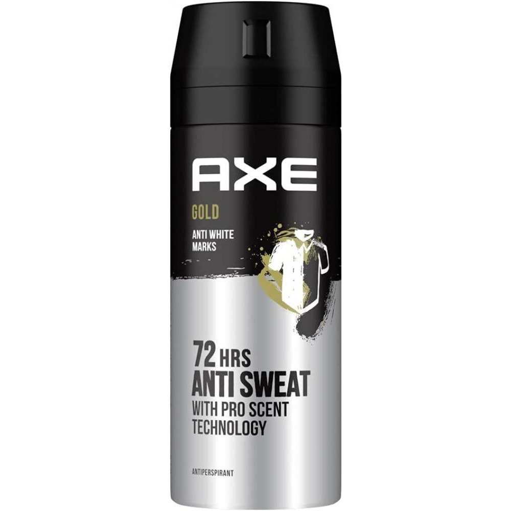 Axe / Men antiperspirant deodorant, Spray, Gold, 72 Hours, 5.1 oz (150 ml) - 1
