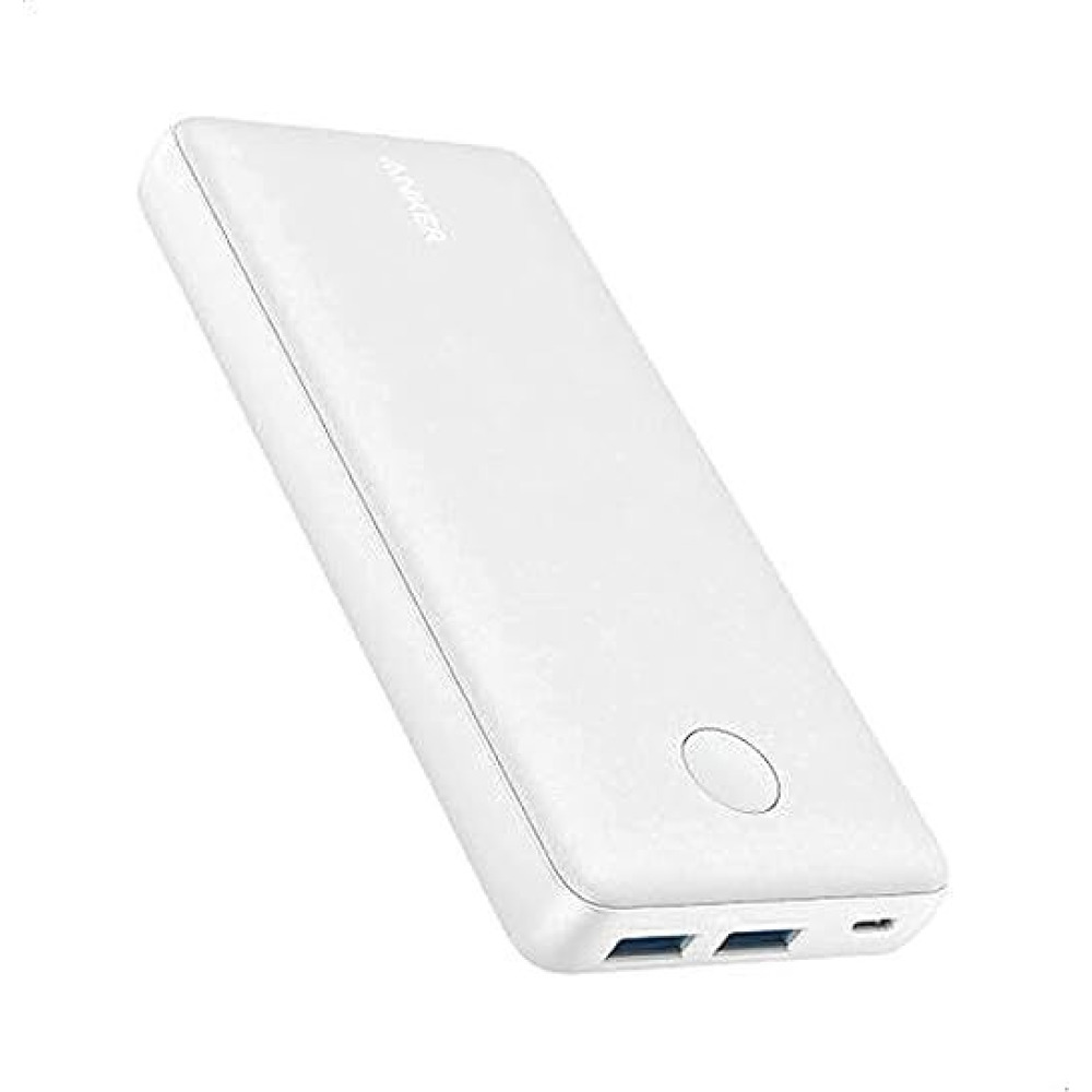 ANKER, Power bank Powercore II, 2 ПОРТА USB, 15 ВТ, 20000 мАч, Белый - 1