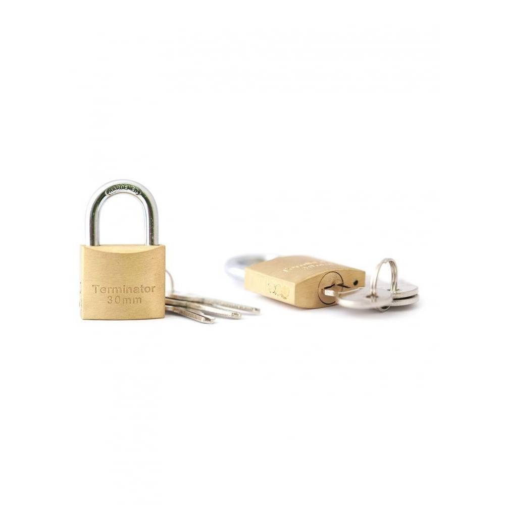 Terminator brand Brass Pad Lock 30mm Replacement Of TPL 7730 - 2