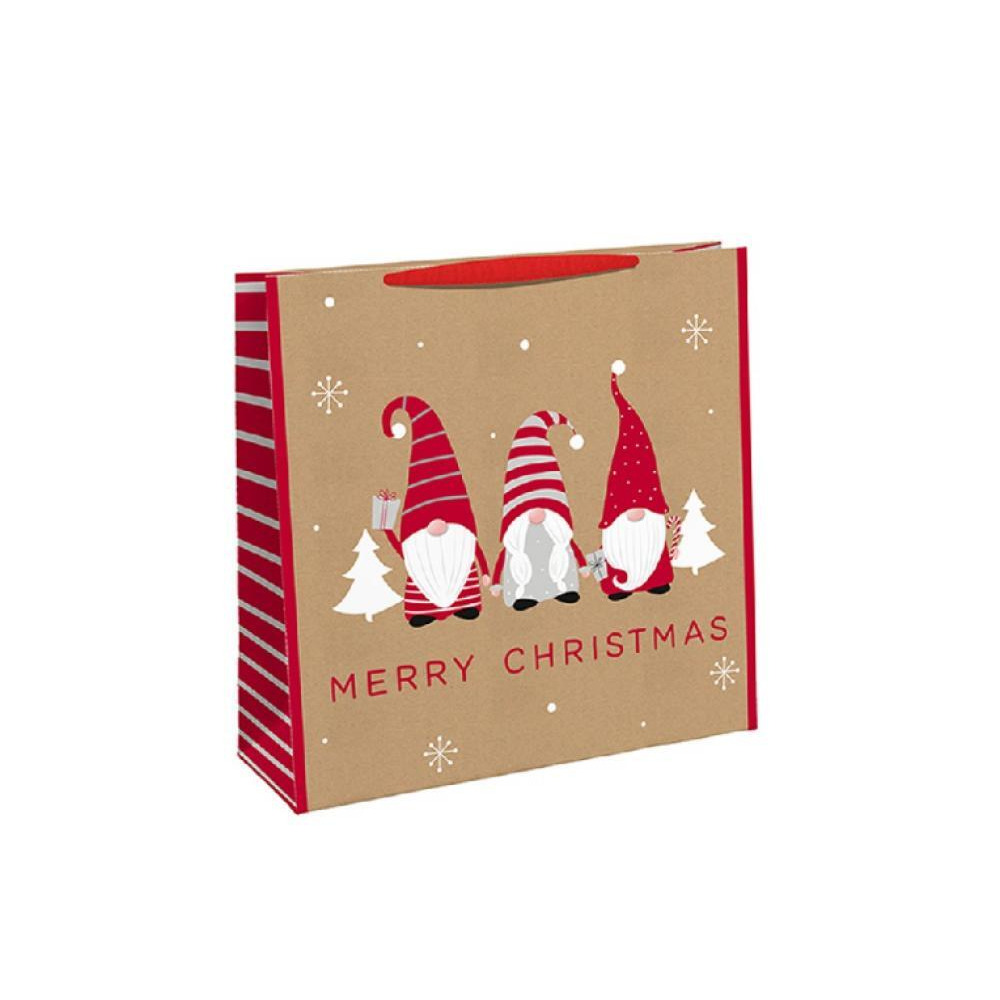 Северный Полюс ПП Тканый Квадратный Подарочный Пакет Jumbo 31822-23C - 1