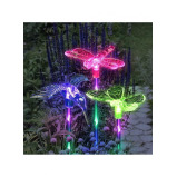 Exhart Solar Acrylic Butterfly Garden Stake - 4 miniature
