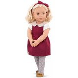 Our Generation BD31237Z Ivory 18 inch Holiday-Themed Fashion Doll for Kids Age 3 and Up - 2 miniature