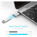 LENTION / Cable adapter, USB C to USB 3.0 Adapter, Type-C male to type A female - 2 miniature