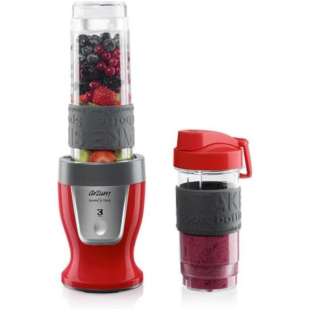 Arzum Blender Shaken Take Smoothie Misty 300 Watts Model - AR1032 - (Red), 1 Year manufacturer Warranty - 1
