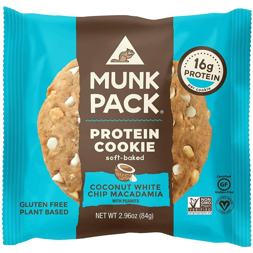 Munk Pack Protein cookies coconut white chip macadamia 84g - 1
