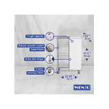 Wenko Collecting Trolley Slim - 2 miniature