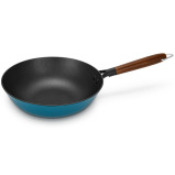 Fissman Wok Seagreen Series 28X8СМ/4Л (Легкий Эмалированный Чугун С Антипригарным Покрытием) - 1 miniature
