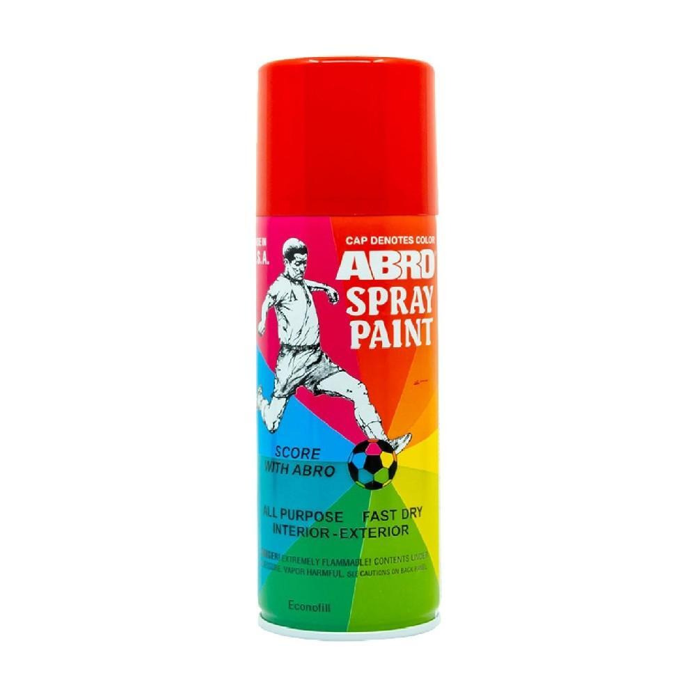 Abro Spray Paint, Red, 8 Oz. - 1