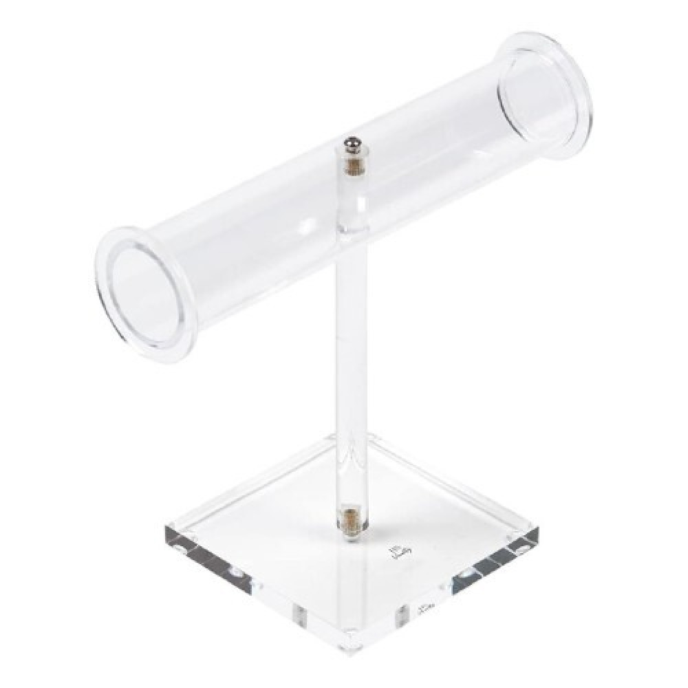 Homesmiths Vanity Acrylic T-Shaped Necklace Display Stand Clear - 1
