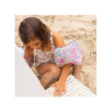 Swim Essentials, Swimming armbands, Pink blossom,  Inflatable, 2-6 years - 4 miniature
