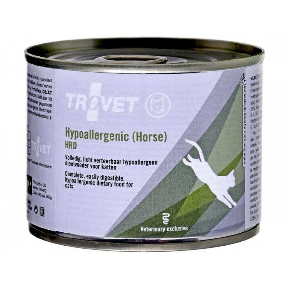 تروفيت طعام قطط مضاد للحساسية - حصان - علبة - 200 جرام - 1