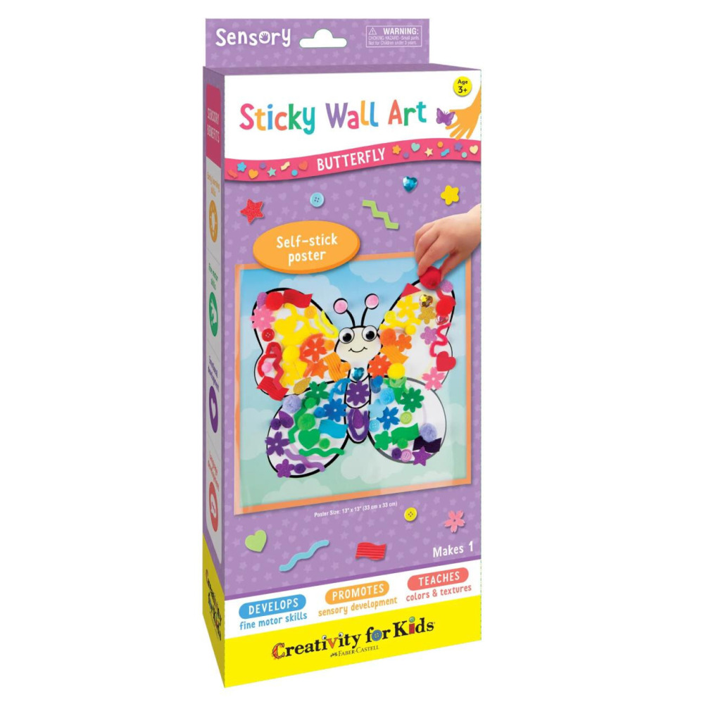 Creativity for Kids Sticky Wall Art - Butterfly - 1