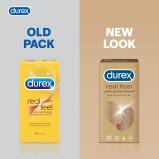 Презервативы Durex Real Feel для МУЖЧИН, Упаковка 10 ШТ. - 2 miniature