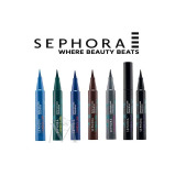 SEPHORA COLLECTION Водостойкая цветная фетровая подводка 03. Горячий Шоколад (0,6 мл) - 5 miniature