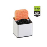 InterDesign Metro Ultra Scrub Hub Silver - 3 miniature